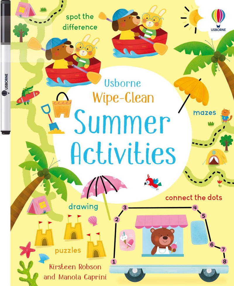 Wipe Clean - Summer Activities