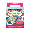 Carry Along Unicorn Pals Coloring Book and Crayon Set