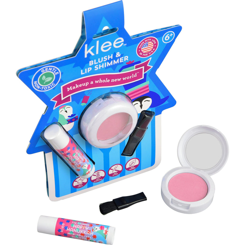 Klee Naturals - Candlelight Hanukkah  Blush and Lip Shimmer Set