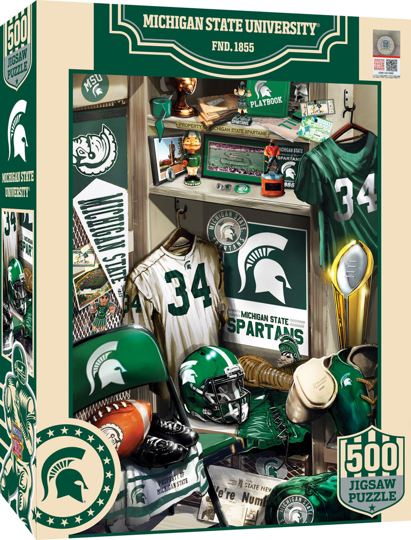 Michigan State Spartans NCAA Locker Room 500pc Puzzle