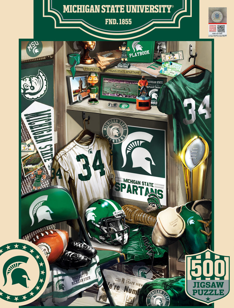 Michigan State Spartans NCAA Locker Room 500pc Puzzle