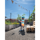 Maxi Deluxe Scooter LED Foldable Navy Blue