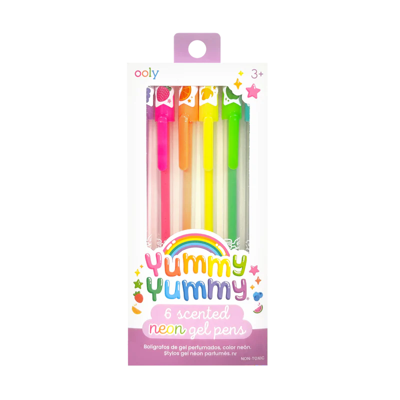 Yummy Yummy 6- Scented Neon Gel Pens