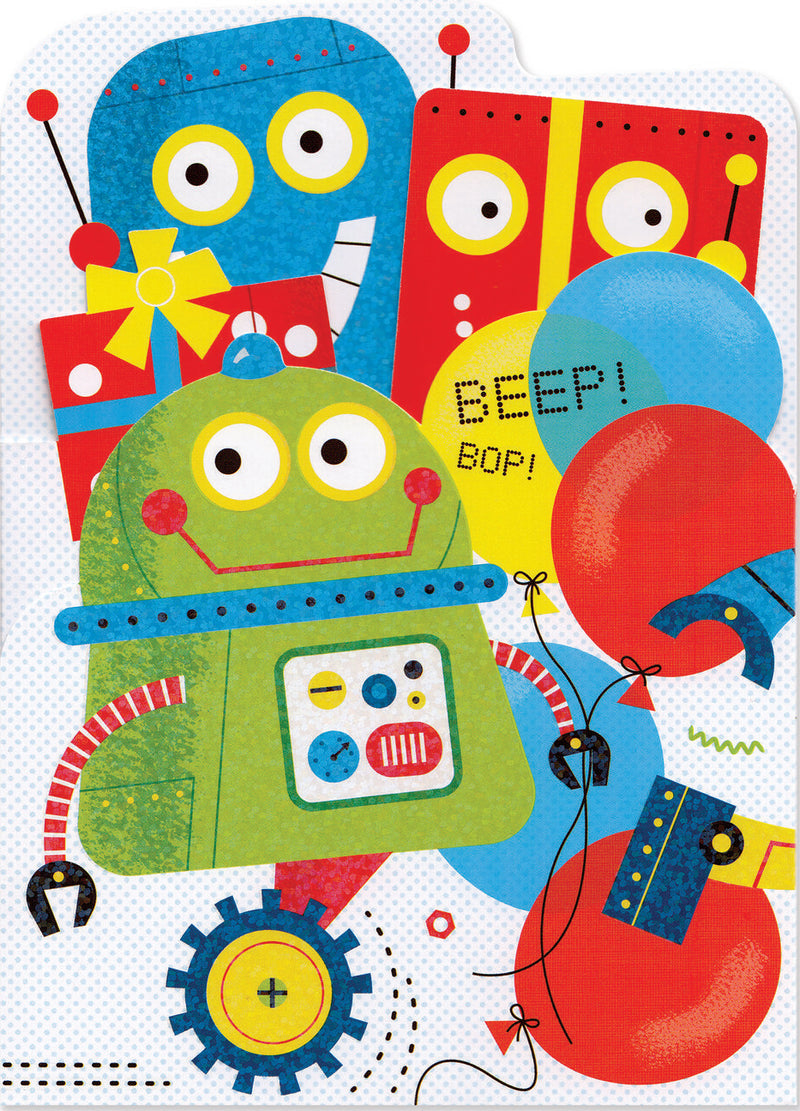 Robots Tri-Fold Card