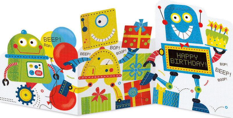 Robots Tri-Fold Card