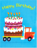 Gift Card Flatbed Cake Truck