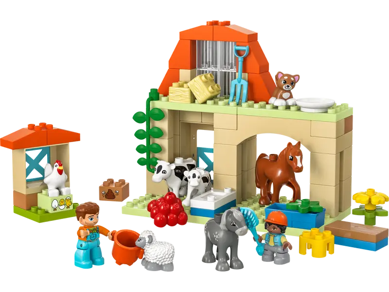 Caring for Animals at the Farm - Duplo