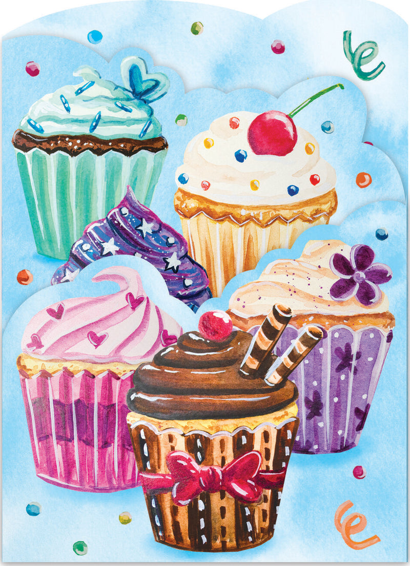 Tri-Fold: Cupcake Card