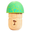 Bahama Kendama Mushroom - Green Over Yellow