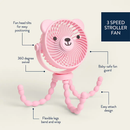 Itzy Breeze 3-Speed Stroller Fan Pink - Toyology Toys