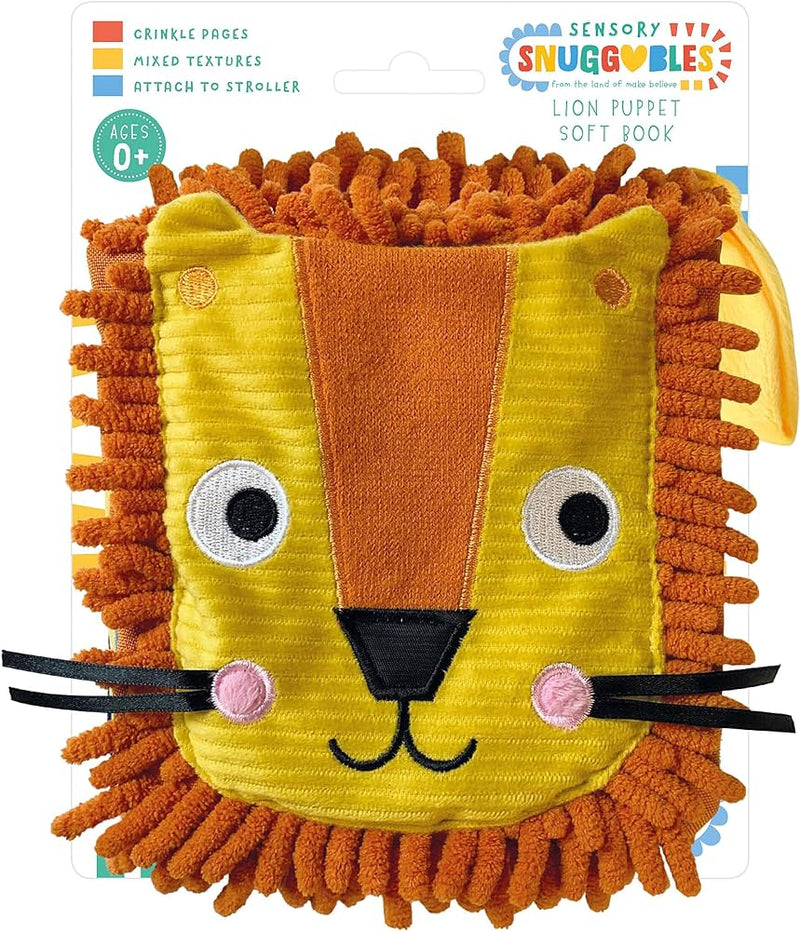 Sensory Snuggables Roar! Hand-Puppet Cloth Book