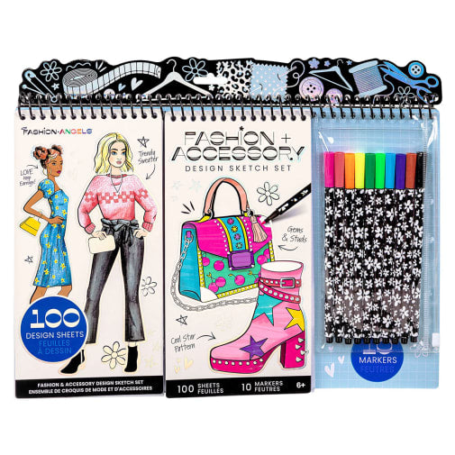 Fashion & Accessory Design Sketch Set