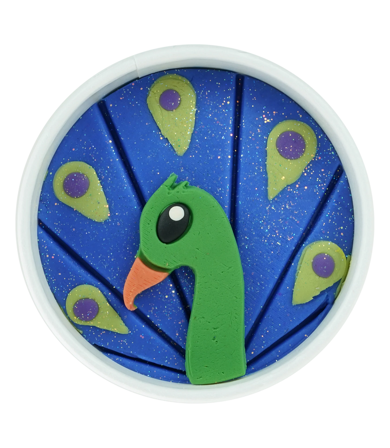 Land of Dough Play Dough Cup - Brock Peacock