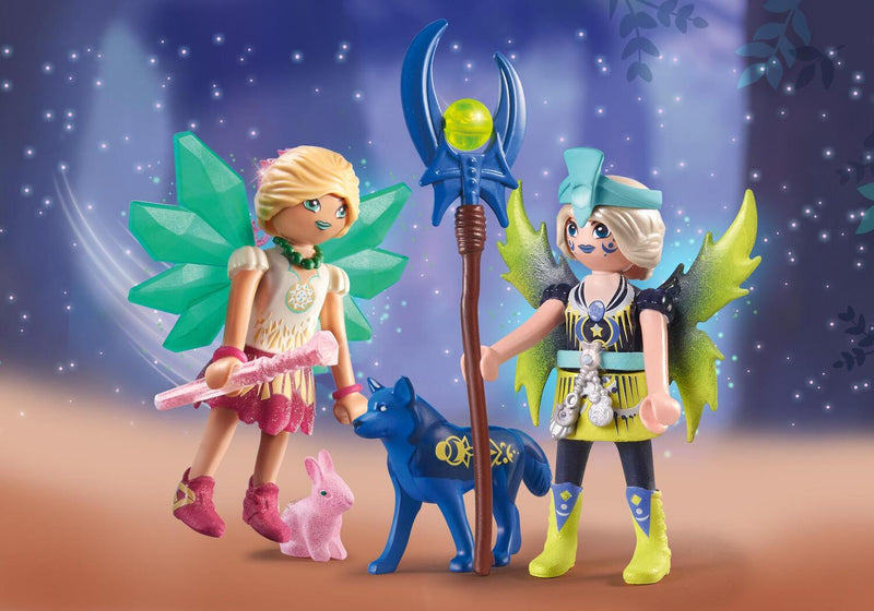 Playmobil Crystal and Moon Fairy with Soul Animals