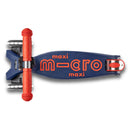 Micro Maxi Folding LED - Neon Blaze Orange / Navy - Toyology Toys