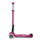 Maxi Deluxe Scooter LED Foldable - Berry Red