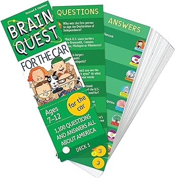 Brain Quest For the car age 7 and up (DISC)