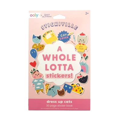 Stickiville A Whole Lotta Stickers! Dress Up Cats*