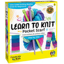 Learn to Knit - Step by Step Pocket Scarf