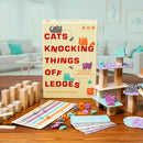Cats Knocking Things off Ledges Balance Game - Toyology Toys