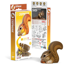 EUGY Chipmunk 3D Cardboard model Kit - Toyology Toys