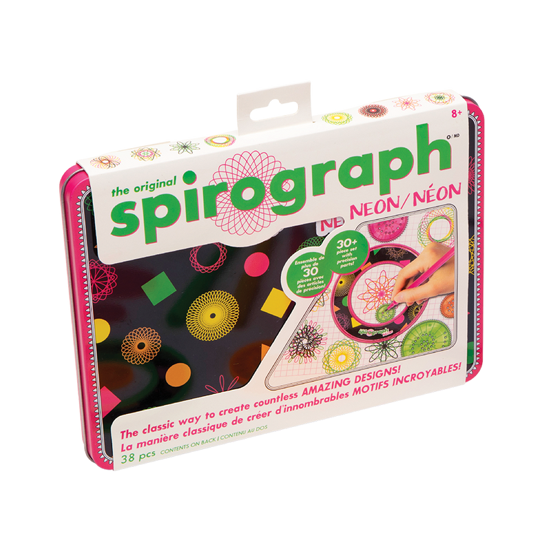 The Original Spirograph Neon Tin