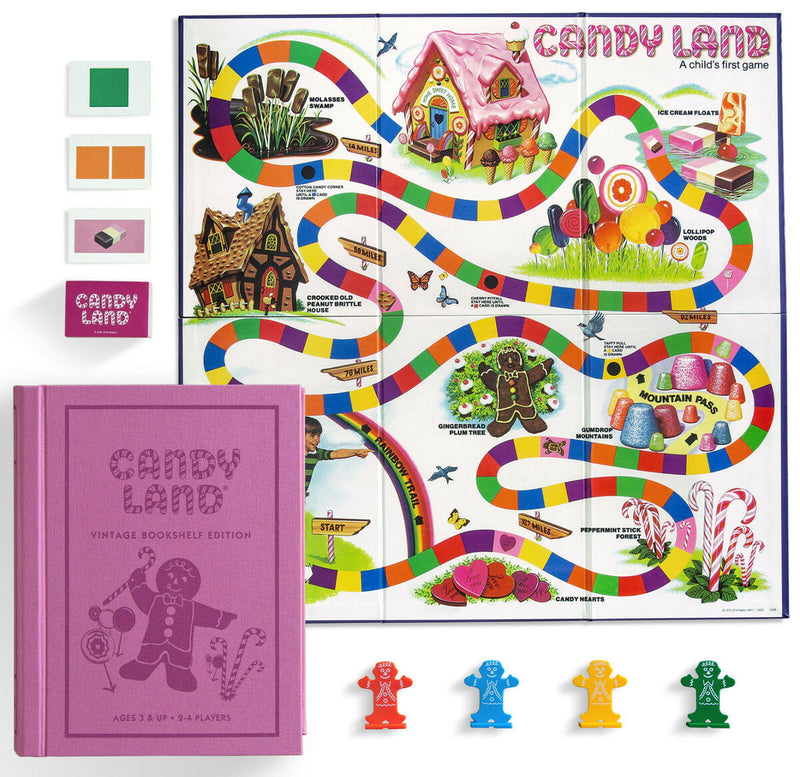 Vintage Bookshelf Candy Land