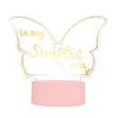 Butterfly Write On Neon Light