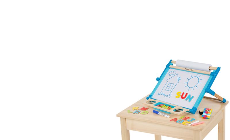 Deluxe Double Sided Magnetic Tabletop Easel