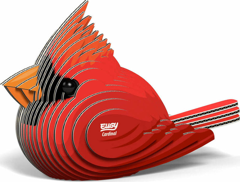 EUGY Cardinal 3D Cardboard model Kit – Toyology Toys