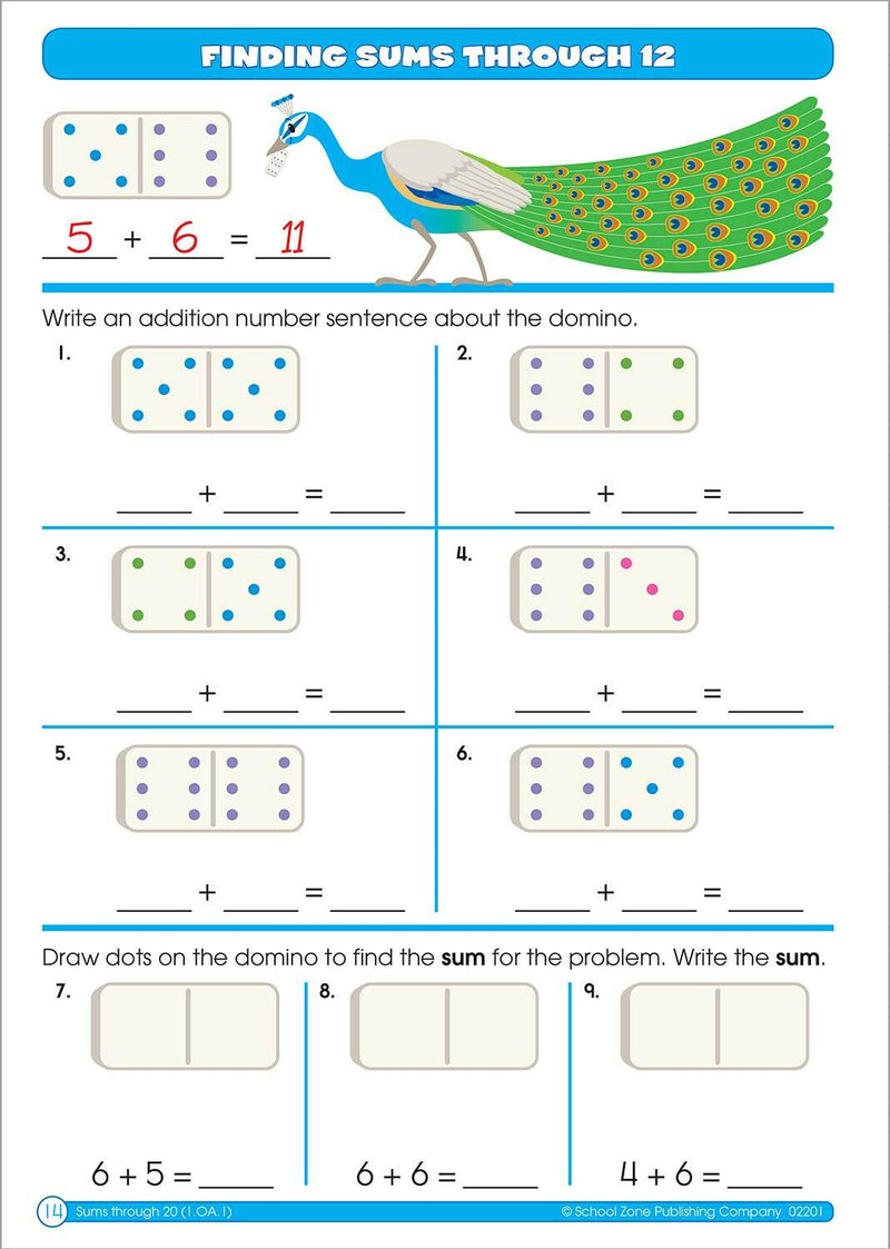 Math Basics Grade 1 Workbook