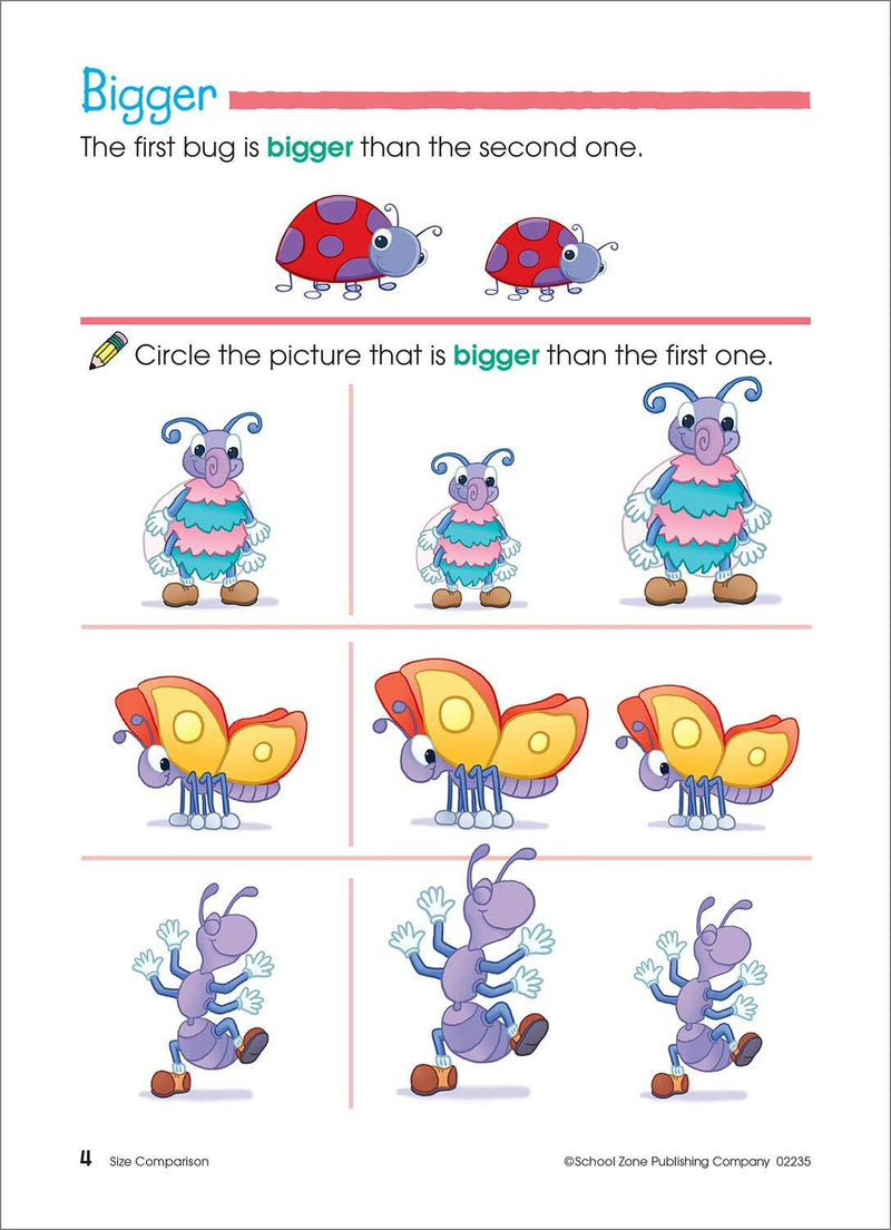 Preschool Basics Workbook (64 Pages)