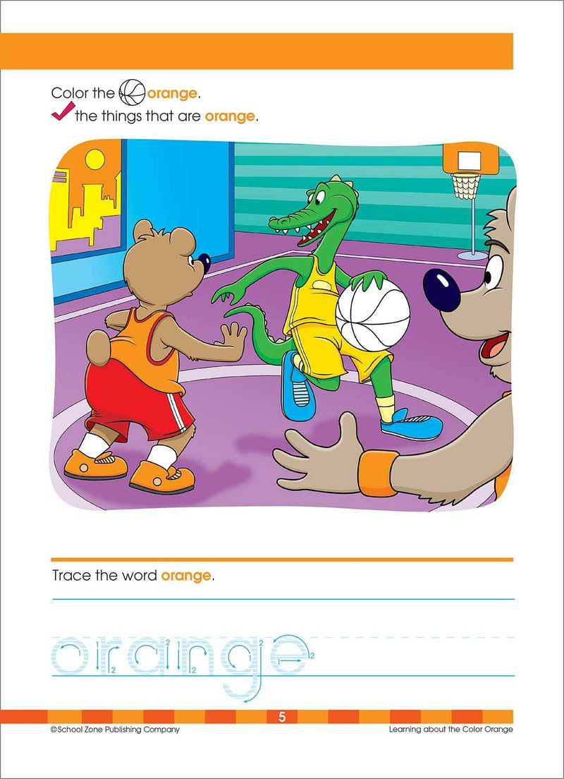 Colors & Shapes Preschool Workbook