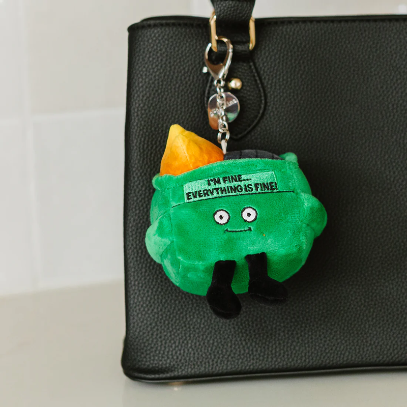 Punchkins Dumpster Fire Plush Bag Charm