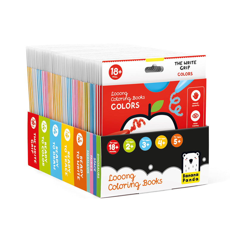 Looong Coloring Books - Asst Styles