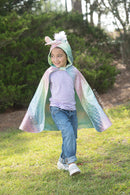 Rainbow Reversible Unicorn/Dragon Cape - Size 5-6