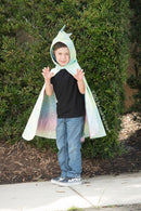 Rainbow Reversible Unicorn/Dragon Cape - Size 5-6