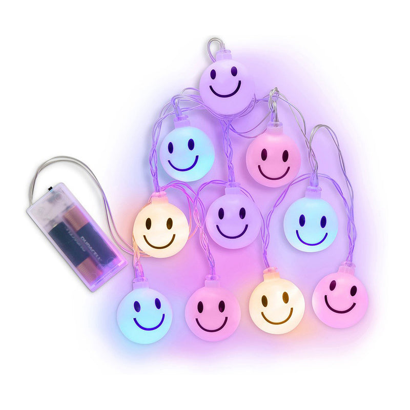 Choose Happy - Happy Face LED String Lights