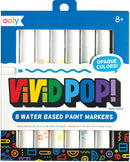 Vivid Pop! Water Based Paint Markers - 8 pk