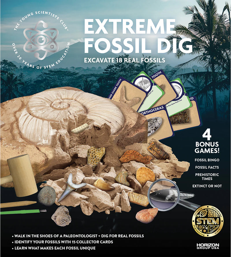 Young Scientists Club Extreme Fossil Dig