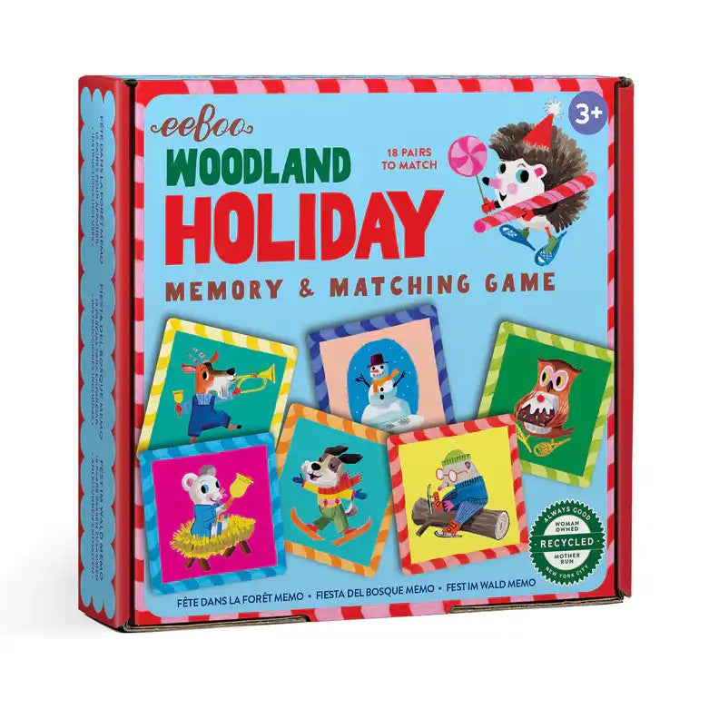 Woodland Holiday Memory & Matching Game
