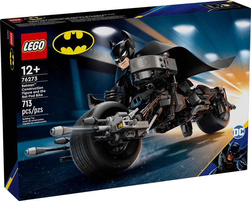 LEGO SUPER HEROES DC Batman Construction Figure and the Bat-Pod Bike