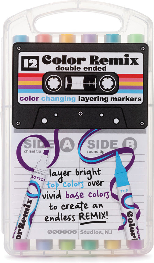 Color Remix Double Ended Color Changing Layering Markers – Toyology Toys