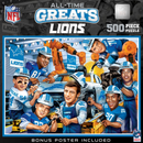Detroit Lions All Time Greats 500pc Puzzle