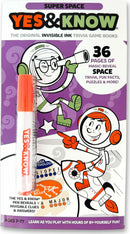 The Original Yes and Know Invisible Ink Trivia Game Books: Super Space