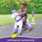 White/Purple Unicorn Size 4