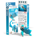Eugy Sea Turtle 3D Cardboard Model Kit - Toyology Toys