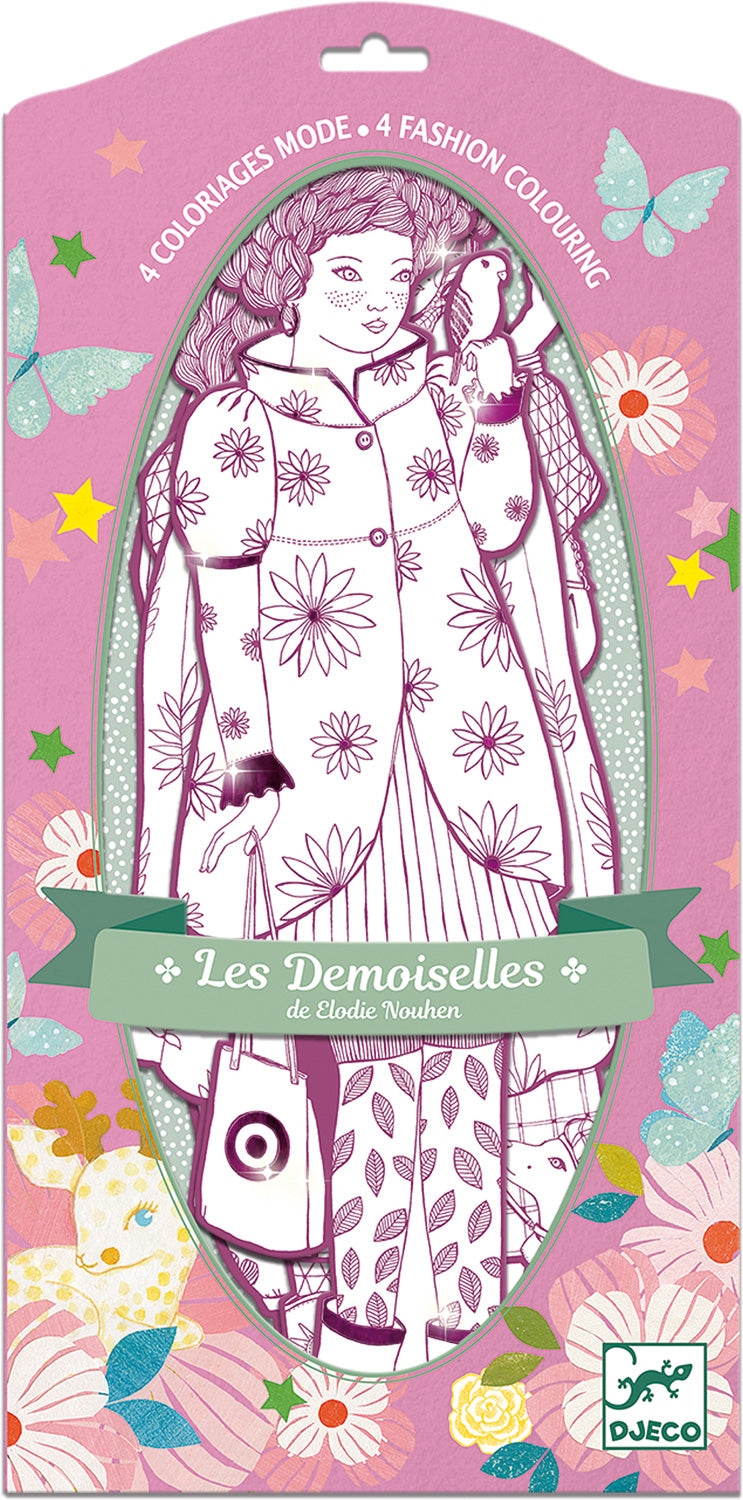 Les Demoiselles Color In Paper Dolls