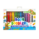 Body Doodlers - 12 Face & Body Crayons