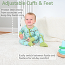 Golf A Round Baby Bamboo Pajamas, 2 Way Zipper Baby Romper 12-18M - Toyology Toys